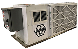 The Subcooled 550 Hybrid Dehumidifier is a Grow Room and Greenhouse Dehumidifier.
